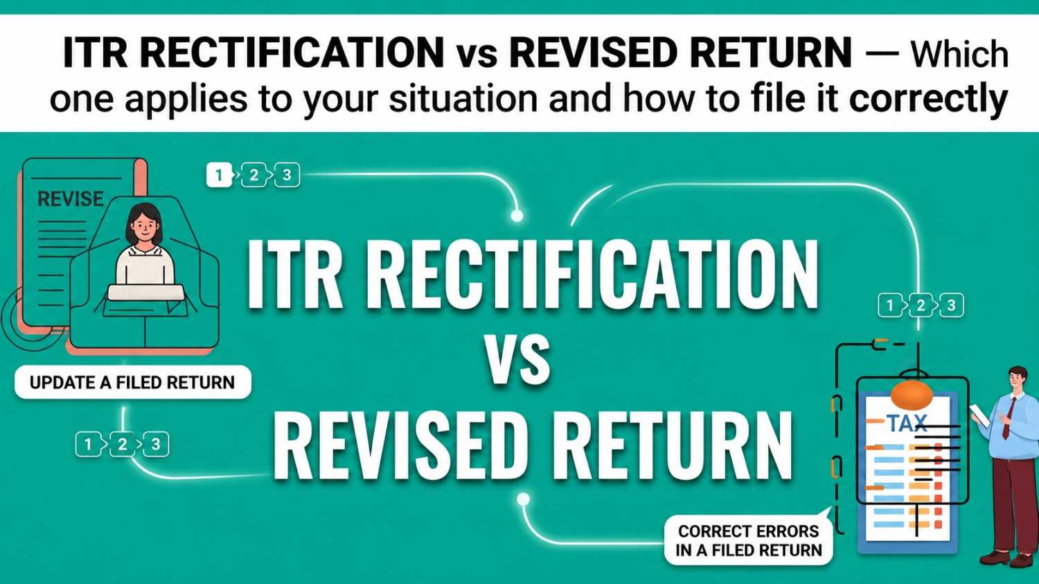ITR Rectification vs Revised Return: Which One Applies to Your Situation